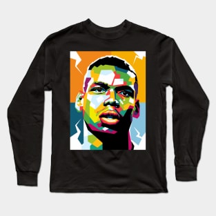 Paul Pogba Pop Art Long Sleeve T-Shirt